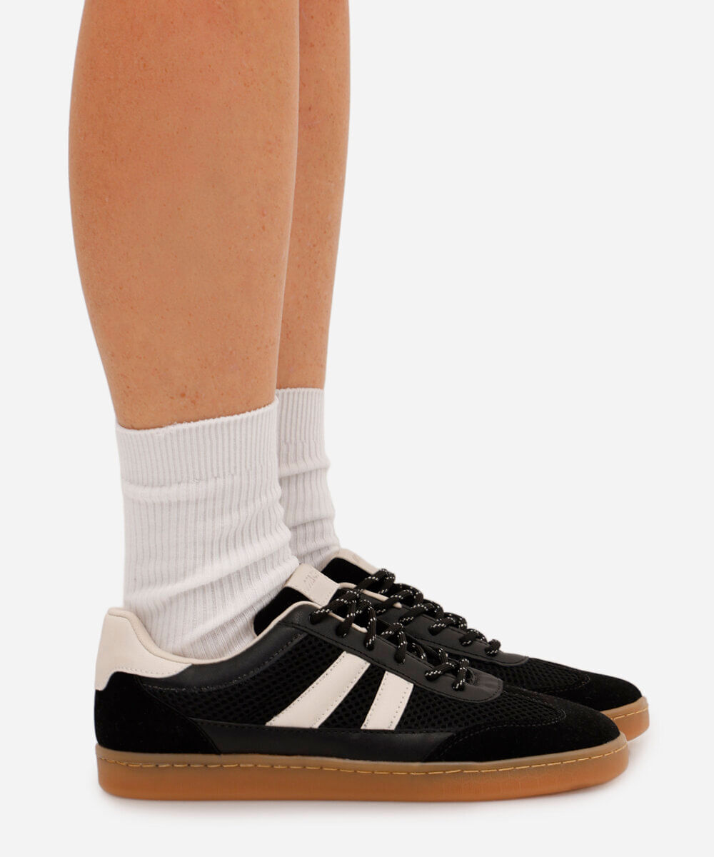 tênis casual feminino preto