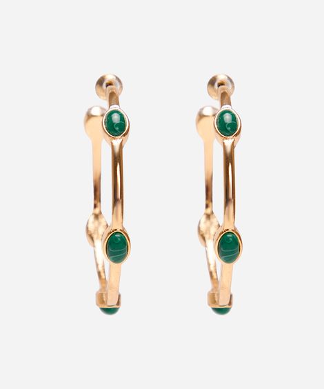 brinco argola  dourado