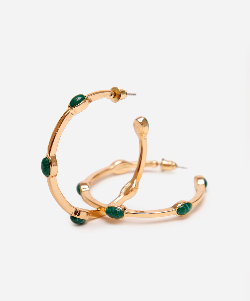 brinco argola  dourado