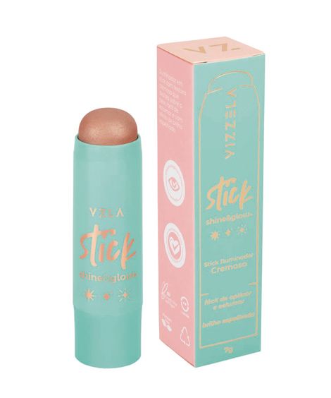 iluminador stick vizzela shine e glow 02 7g
