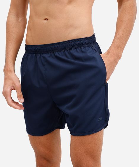 short masculino esportivo azul