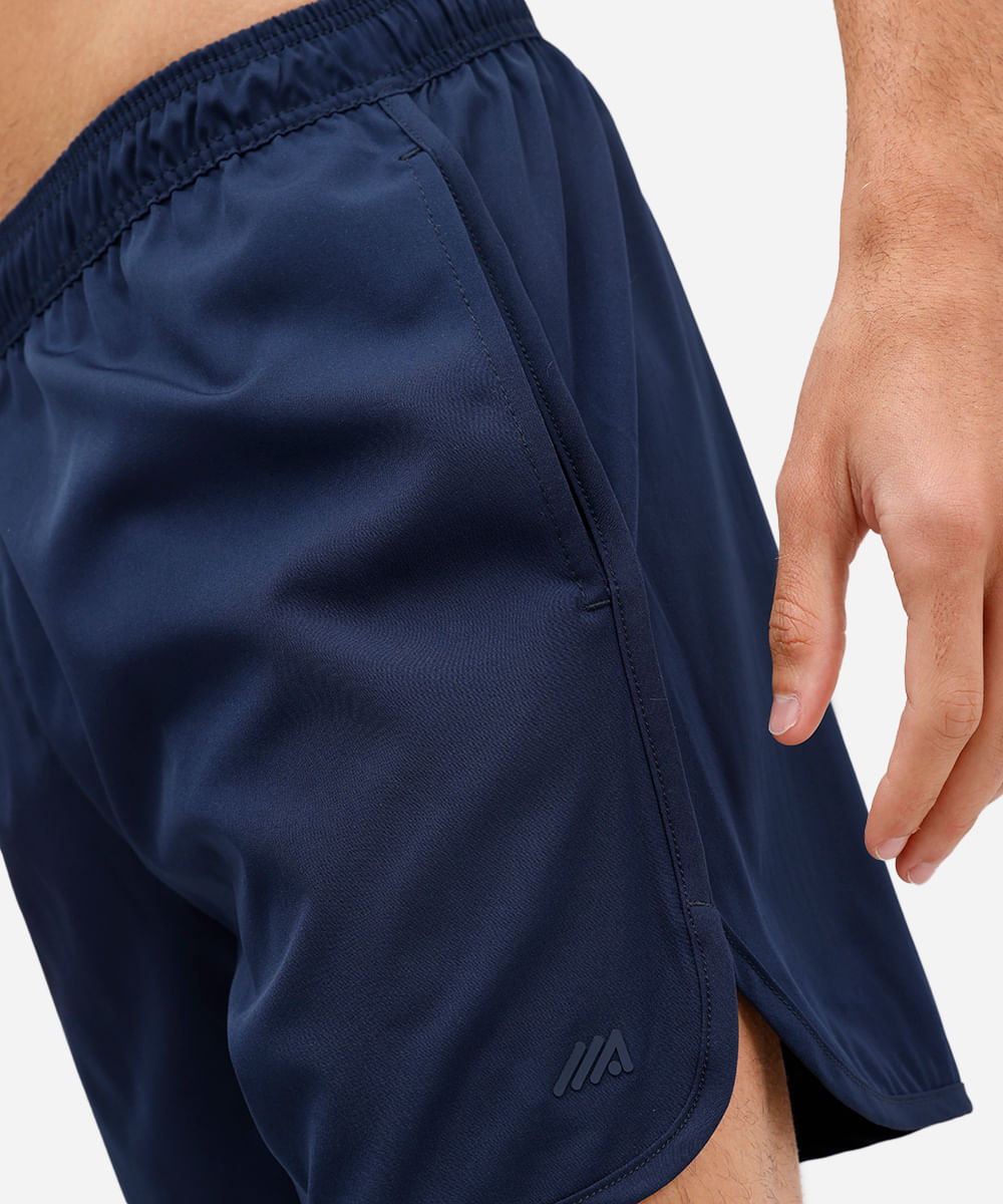 short masculino esportivo azul