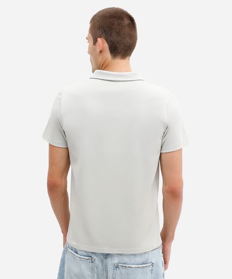 polo comfort masculina de algodão manga curta verde