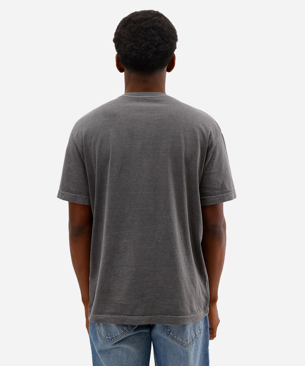 camiseta masculina de algodão chiefs nfl estonada cinza