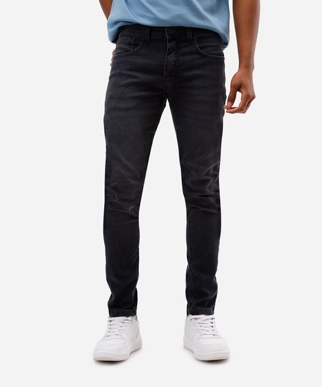 calça super skinny masculina jeans preta