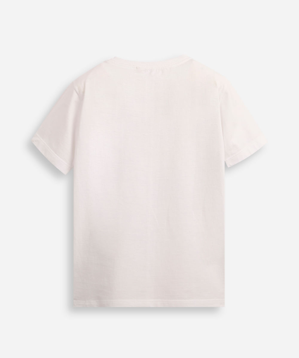 camiseta infantil de algodão goku dragon ball off white