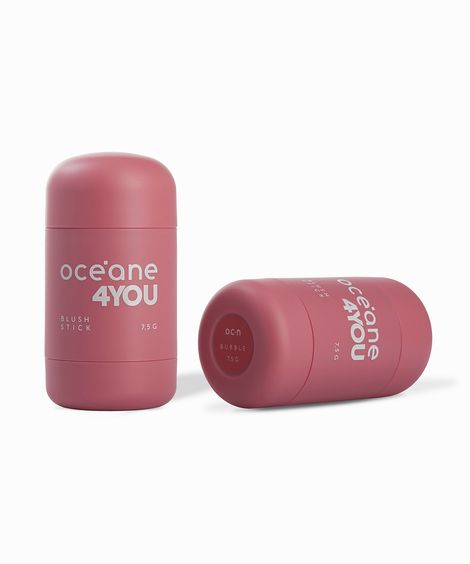 blush stick océane 4you bubble rosa escuro