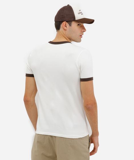 camiseta muscle masculina de algodão los angeles off white