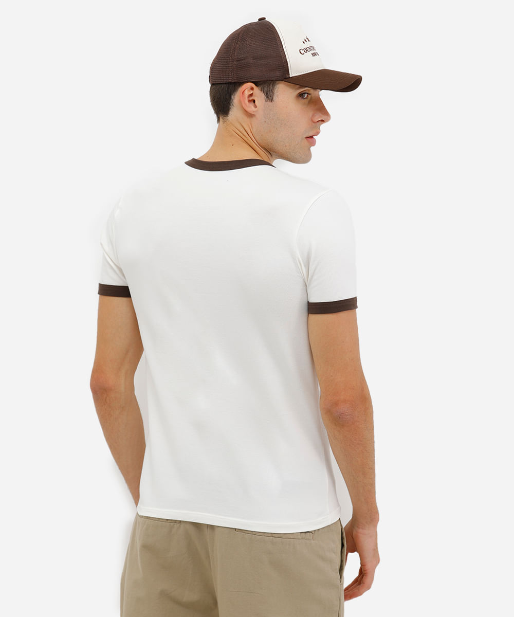 camiseta muscle masculina de algodão los angeles off white