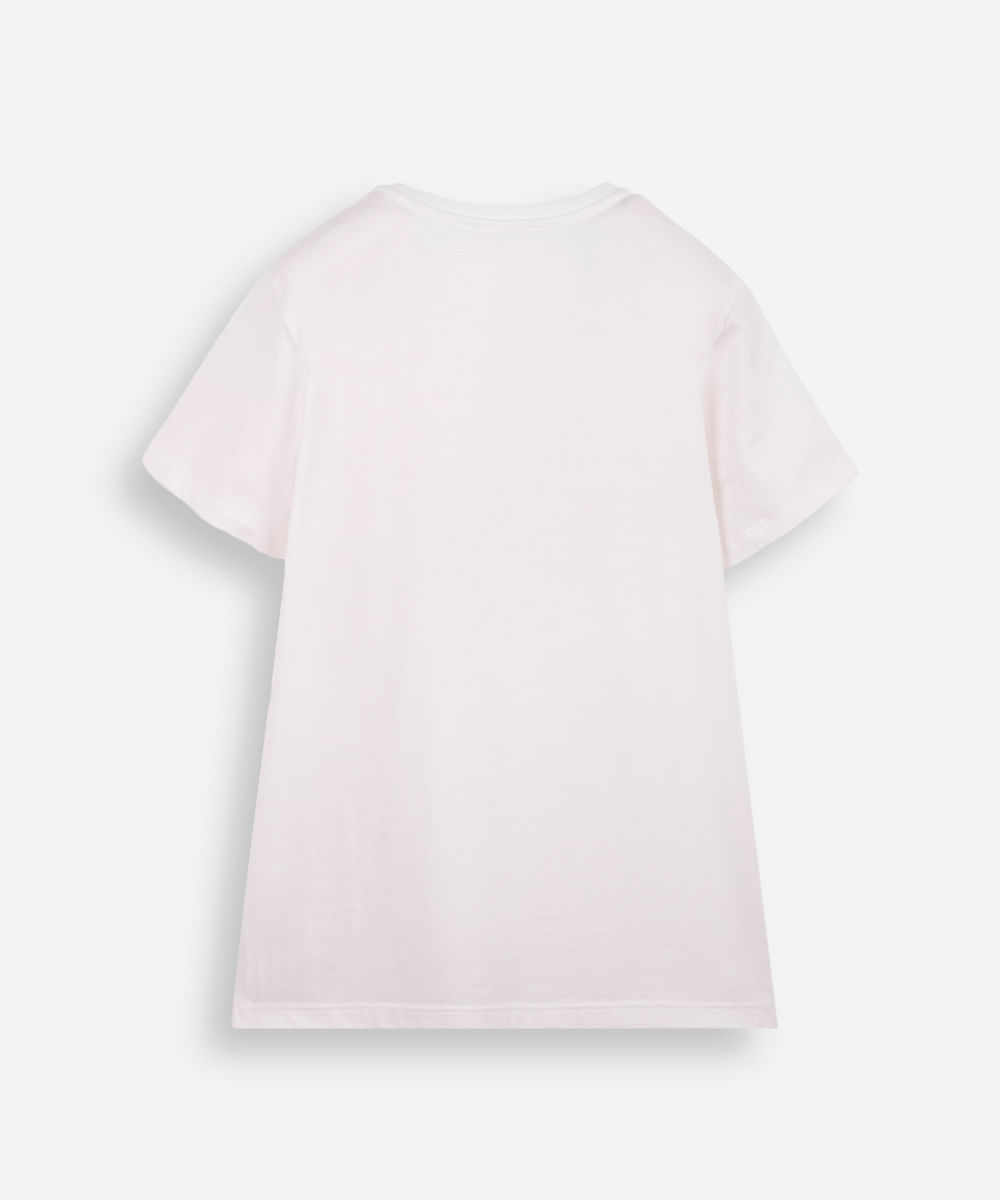 camiseta infantil snoopy sporting goods off white
