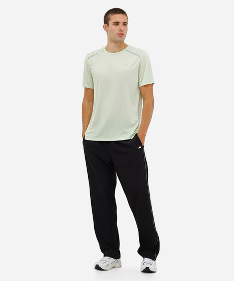 calça masculina esportiva com nervuras preta