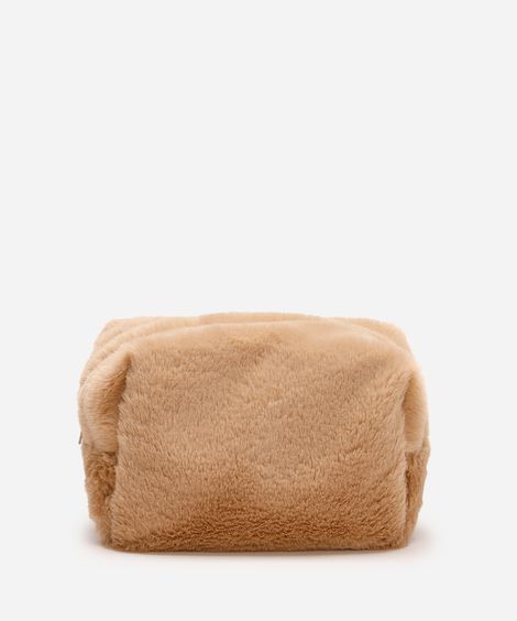 necessaire tijolo peluciada - bege