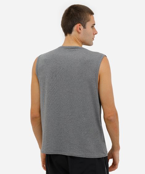 regata esportiva masculina cinza