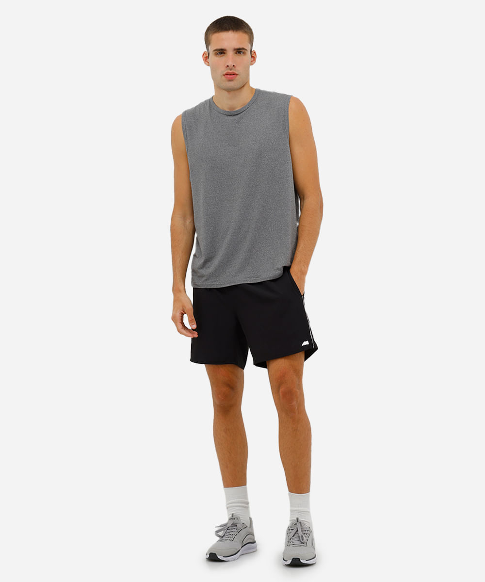 regata esportiva masculina cinza