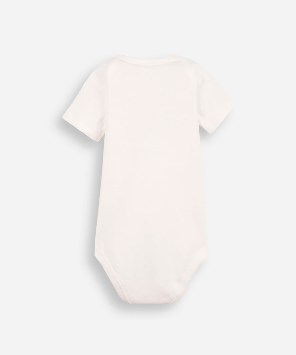 conjunto body e calça baby algodão manga curta planeta azul