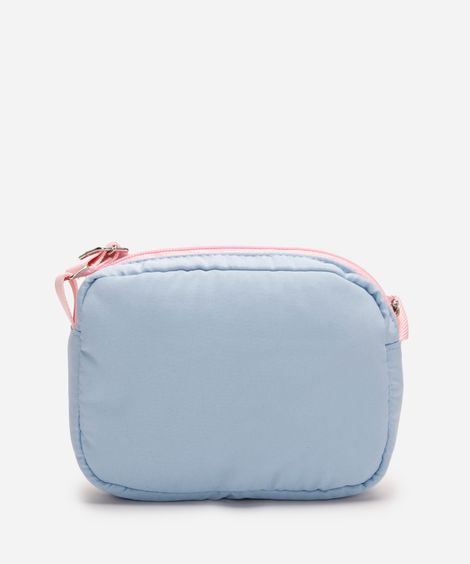 bolsa infantil sholder puffer stitch azul