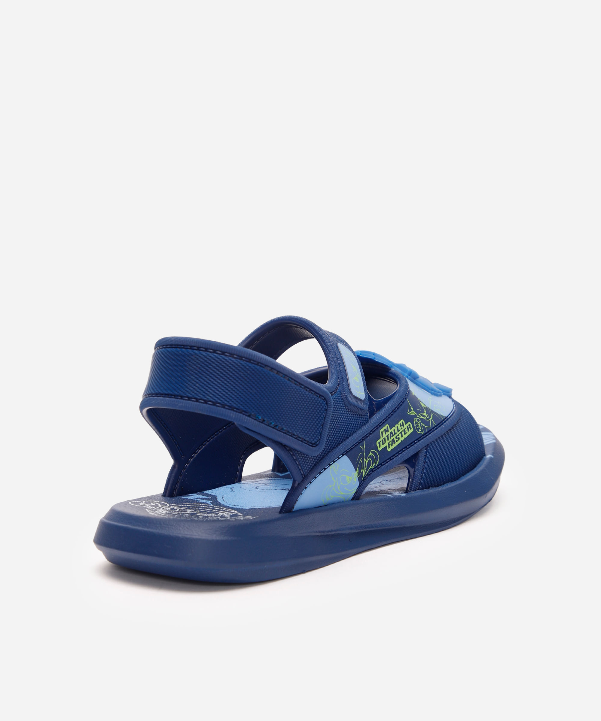 papete infantil sonic grendene azul