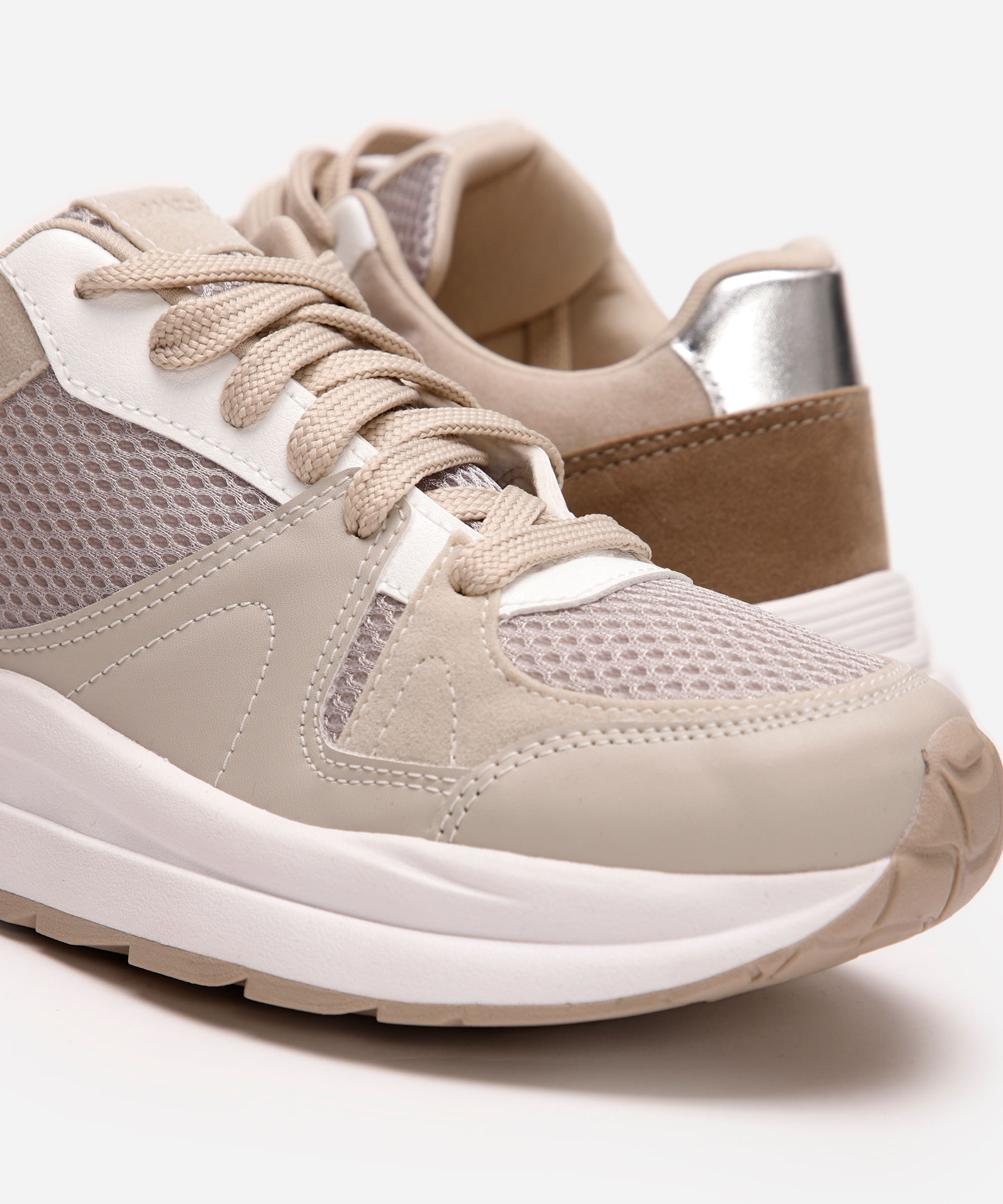 tênis feminino jogging cinza