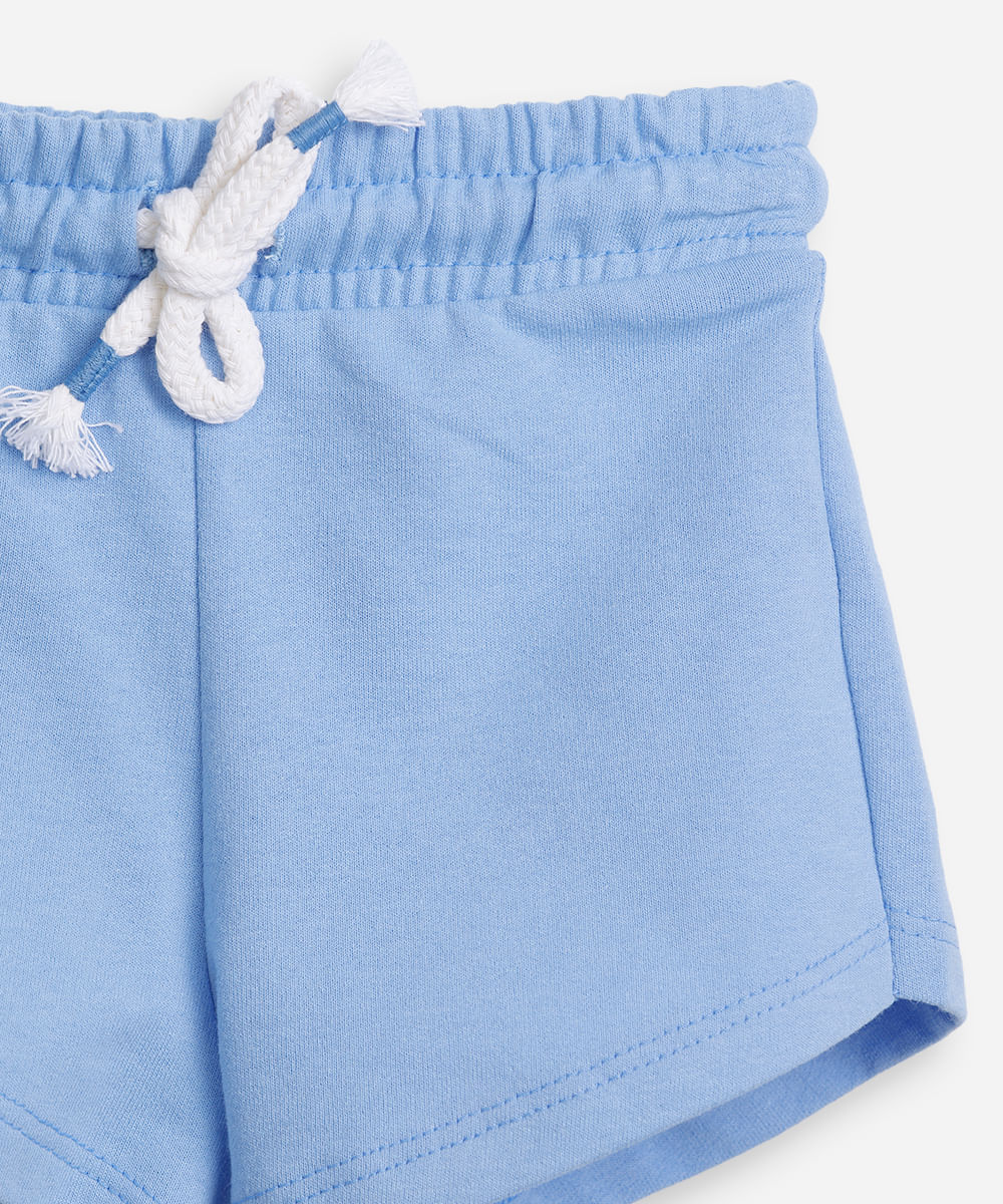 conjunto infantil blusa listrada azul