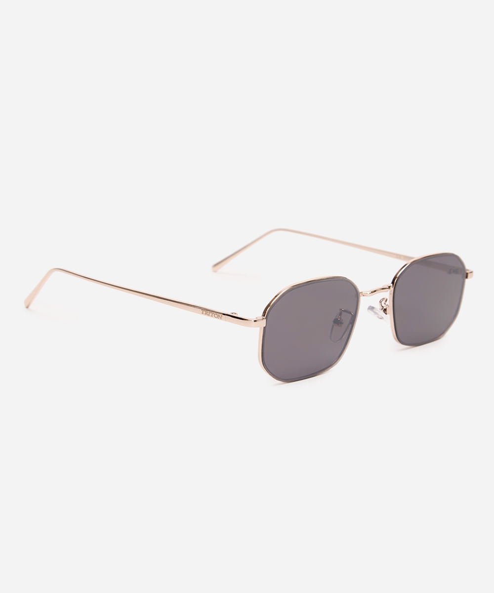 óculos de sol quadrado triton unissex dourado