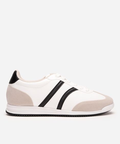 tênis casual com recortes ace preto