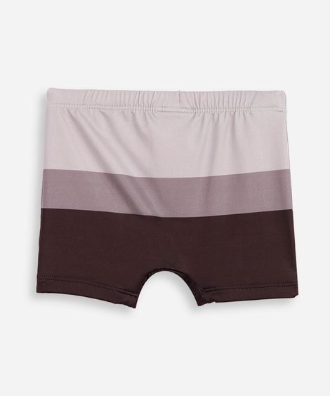 sunga infantil listrada cinza