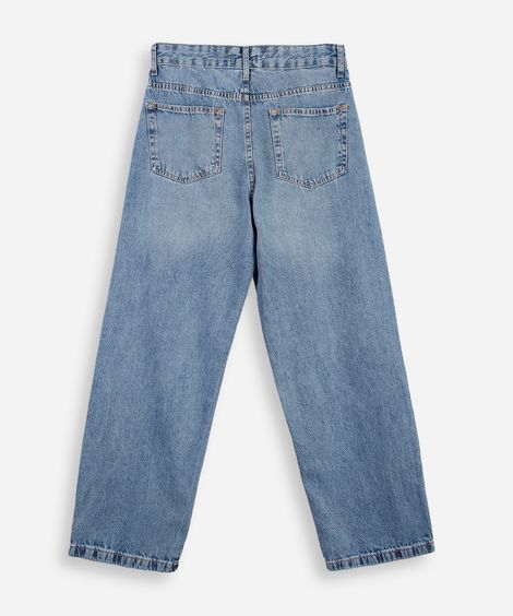 calça juvenil jeans azul
