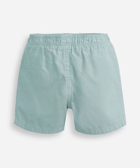 bermuda infantil sarja stone verde