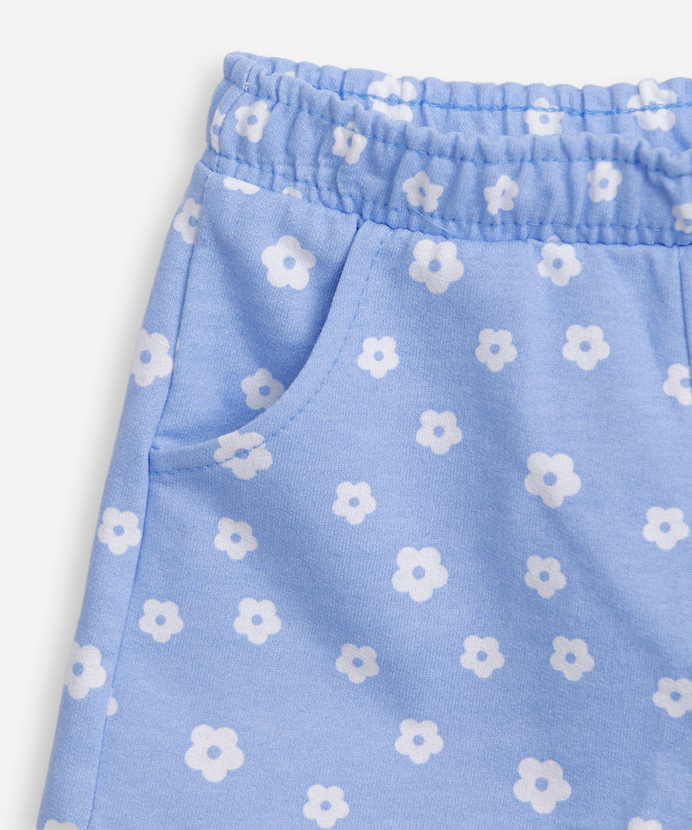 conjunto infantil bluey moletinho azul