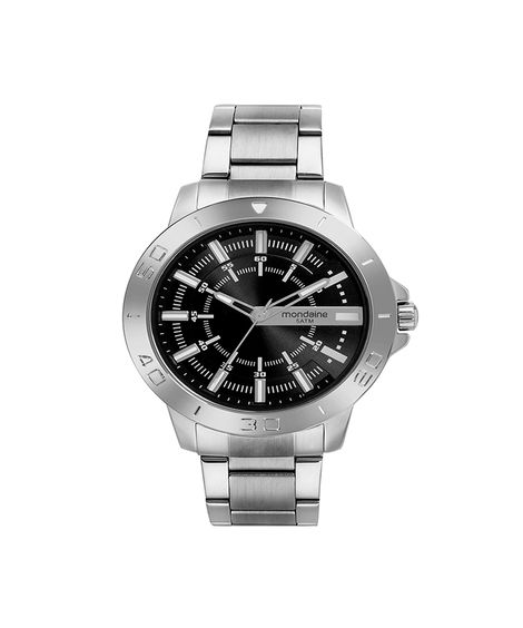 kit relógio masculino mondaine analógico 99700g0mvne1kc prateado