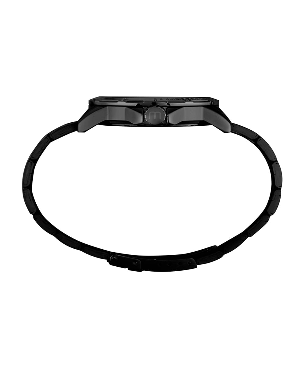 kit relógio masculino mondaine analógico calendário  99735gpmvpe3kb prateado