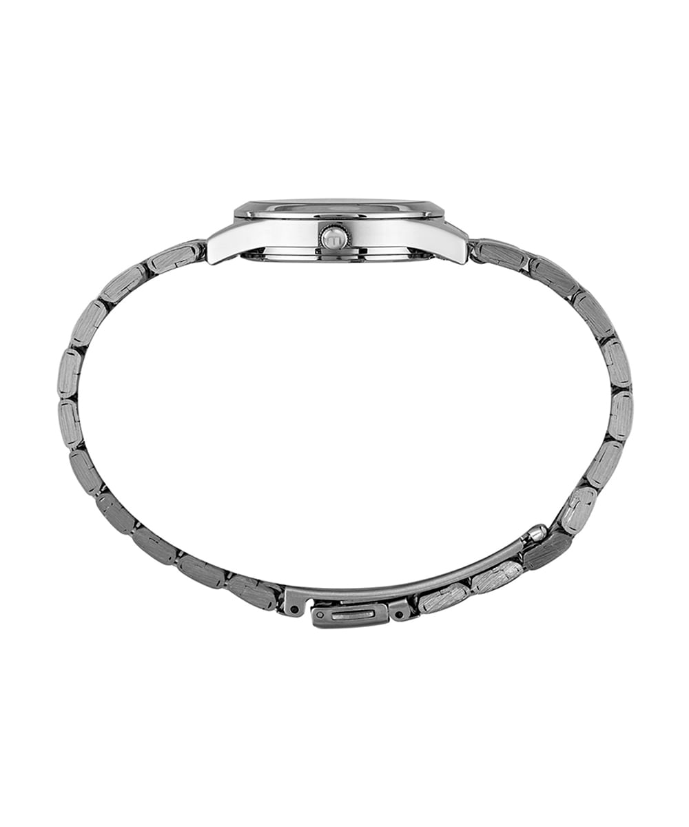 kit relógio feminino mondaine analógico  32610l0mkne2k1 prateado