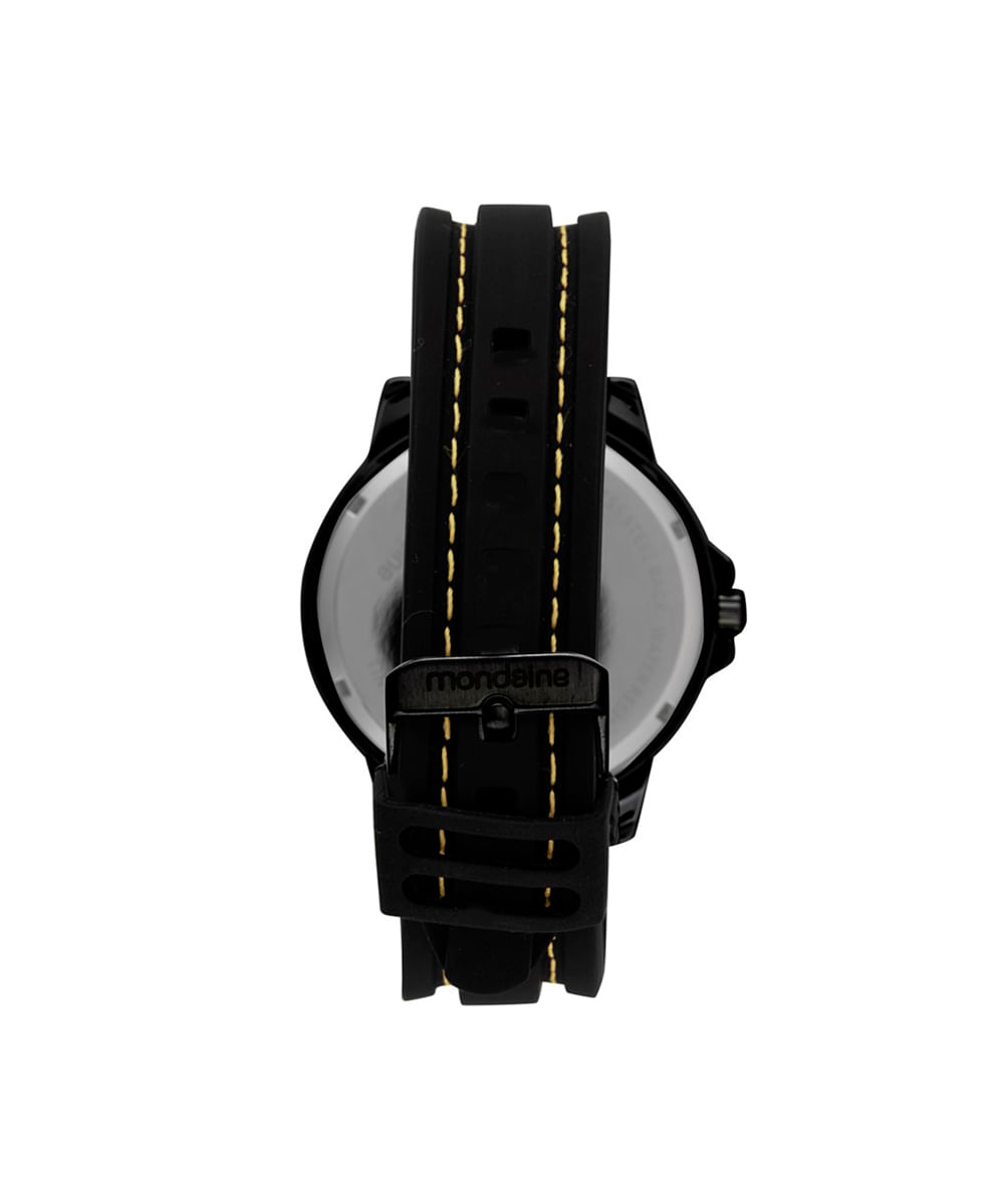 kit relógio masculino mondaine analógico  99698gpmvpi2kc preto