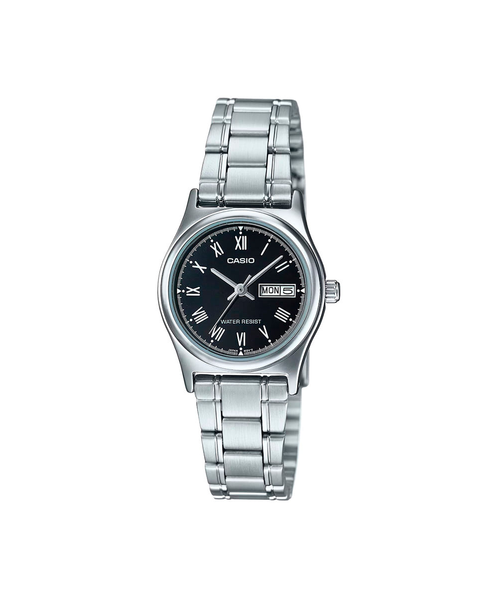 relógio masculino casio analógico  ltp v006d 1budf prateado