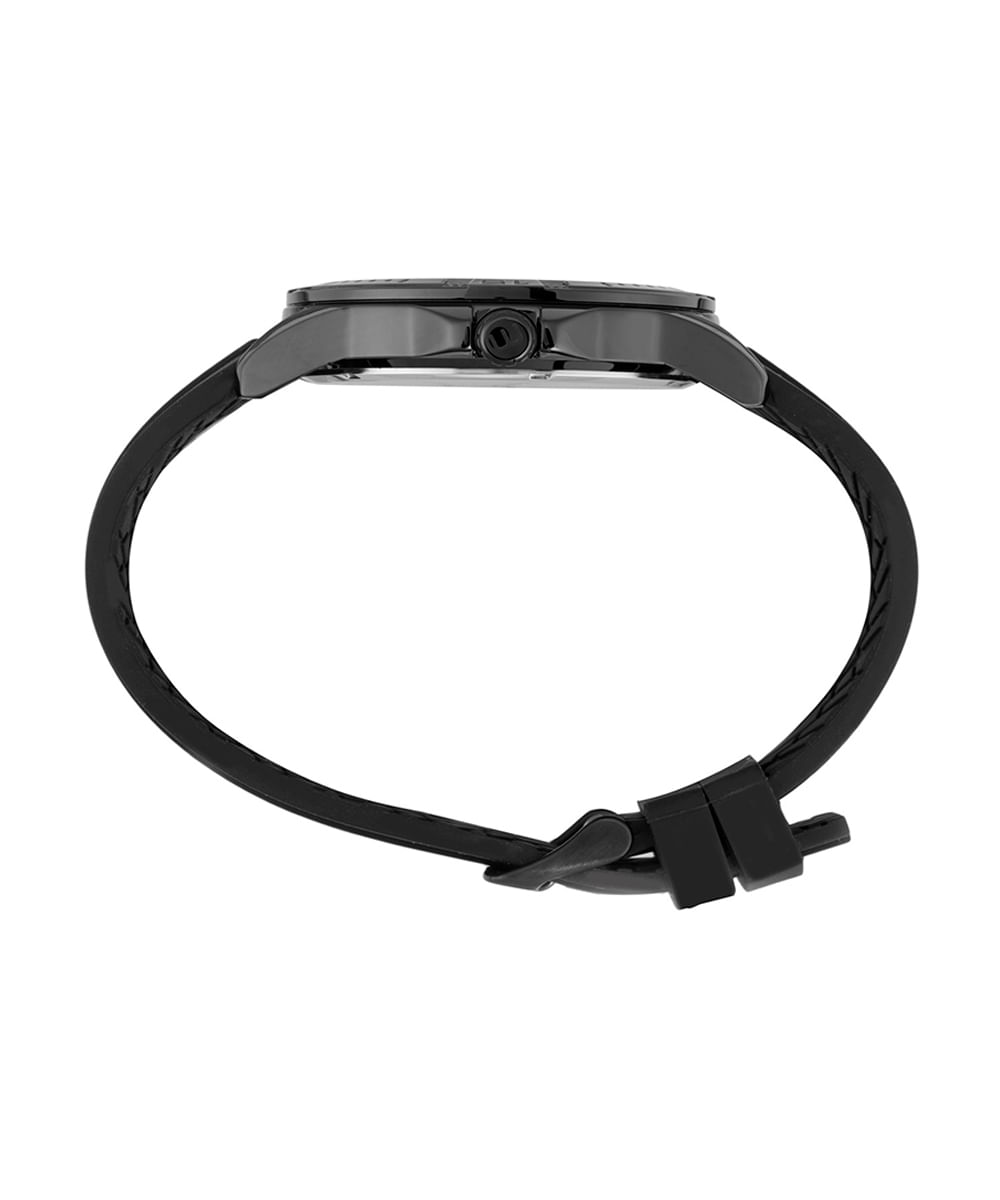kit relógio masculino mondaine analógico  99431gpmvpi4kd preto