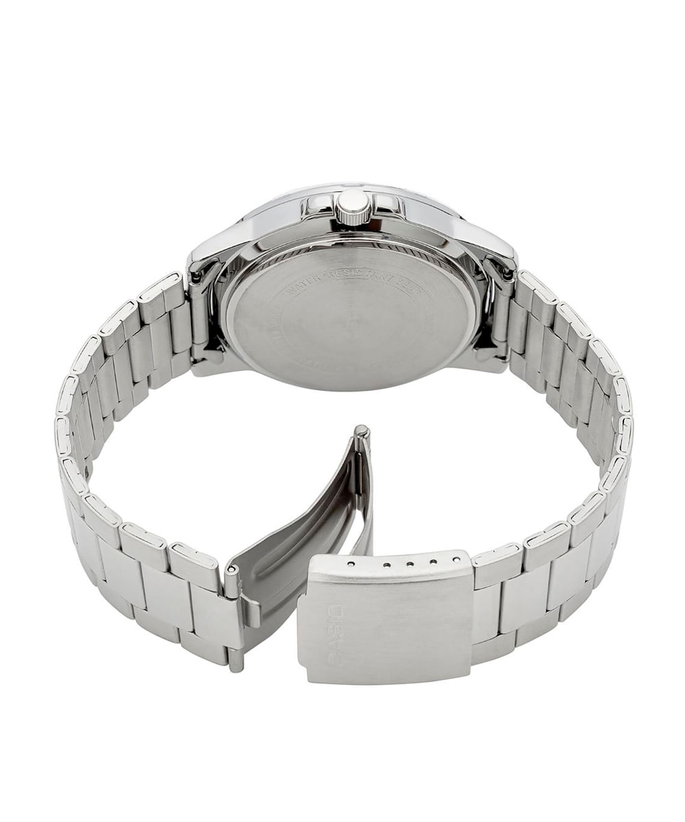 relógio masculino casio analógico  mtp vd01d 2evudf prateado