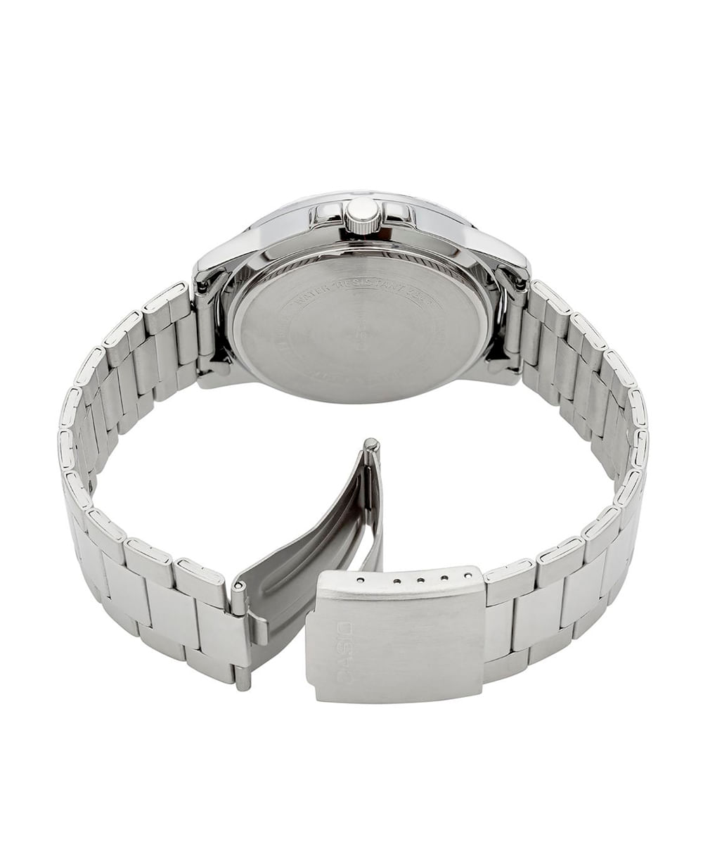 relógio masculino casio analógico  mtp vd01d 2evudf prateado