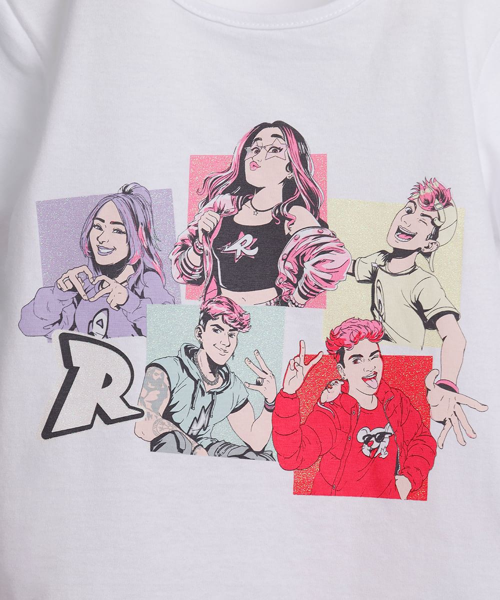 conjunto infantil pop dos rosa colorido