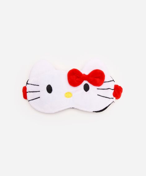 máscara de dormir hello kitty colorido