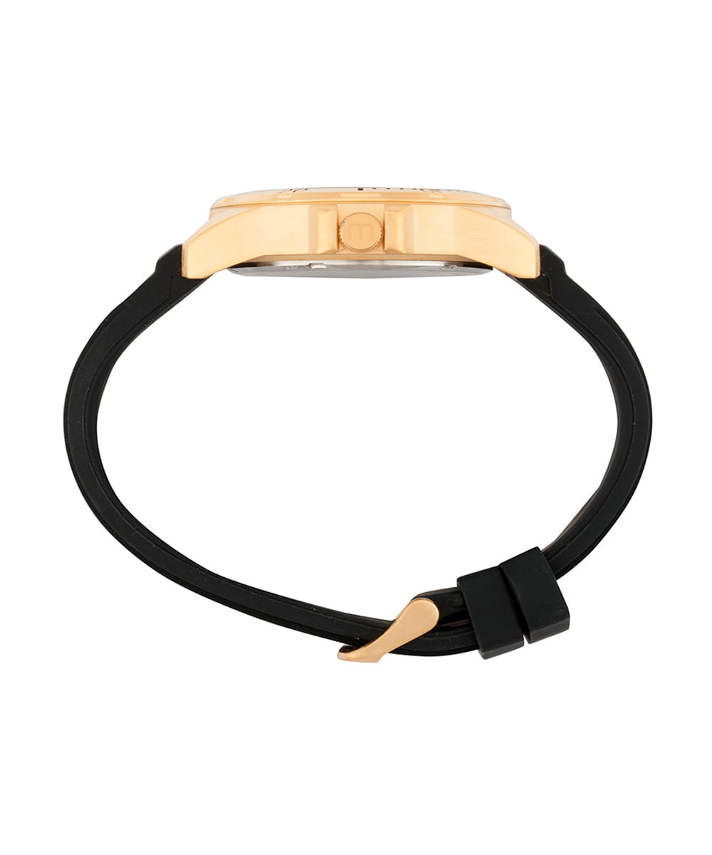 kit relógio masculino mondaine analógico calendário 36000gpmvdi1kc dourado