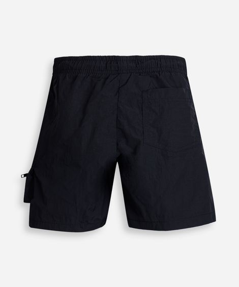 bermuda infantil cargo tactel preta