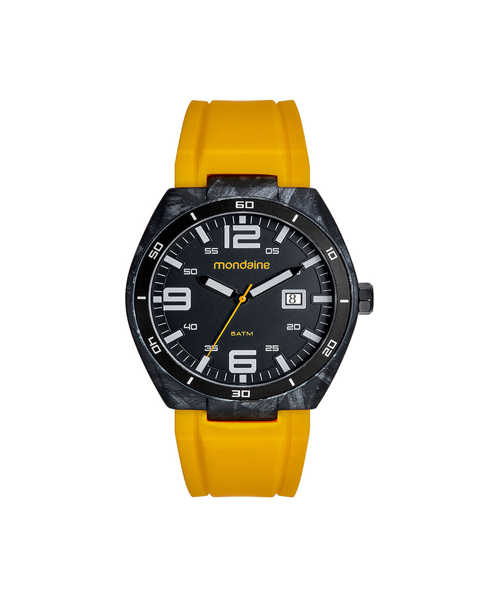 relógio masculino mondaine analógico calendário 32898gpmvki2 preto