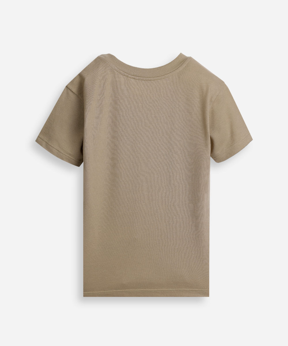 t-shirt infantil manga curta lettering best generation verde
