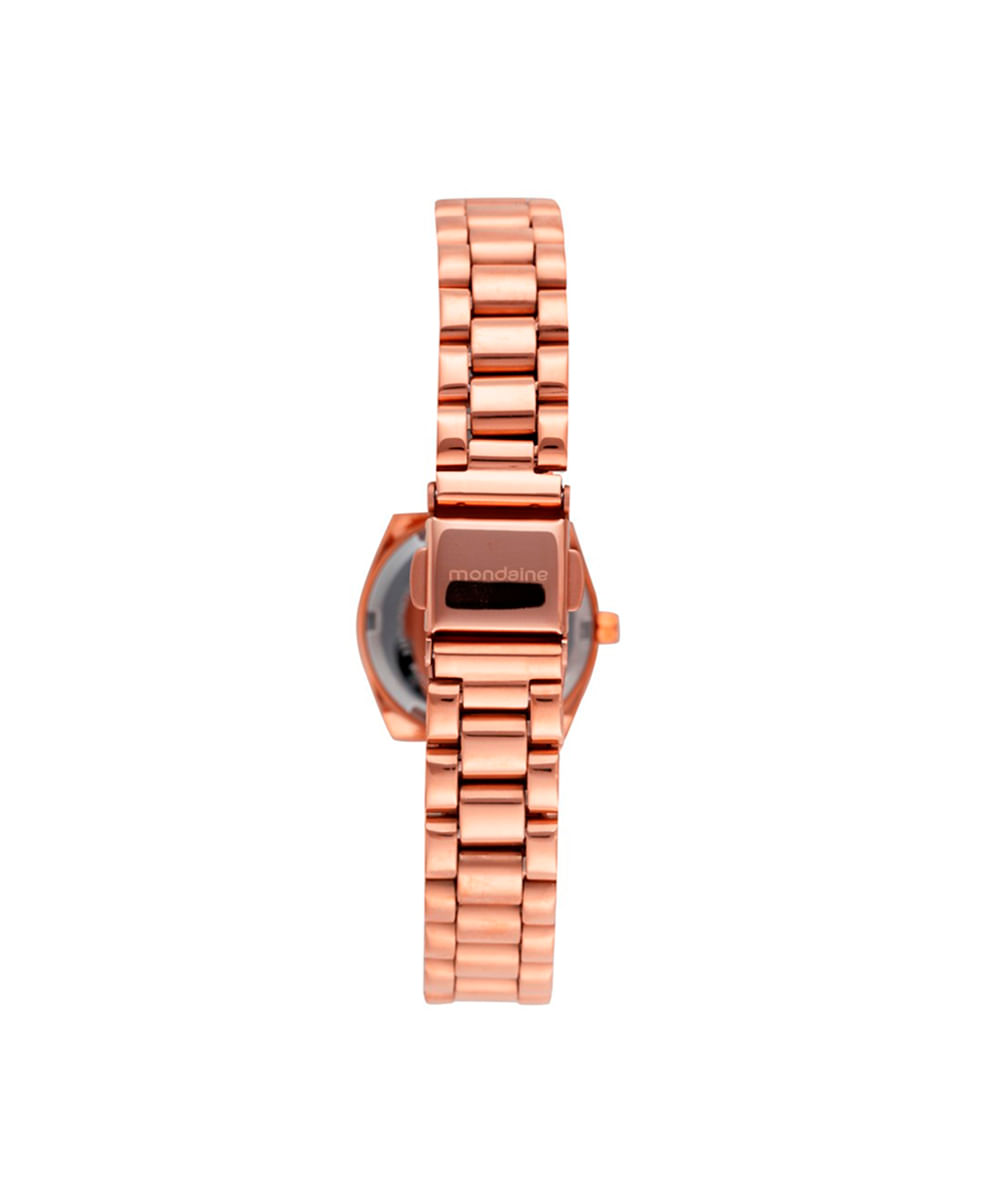kit relógio feminino mondaine analógico 32871lpmkre3k1 rosa