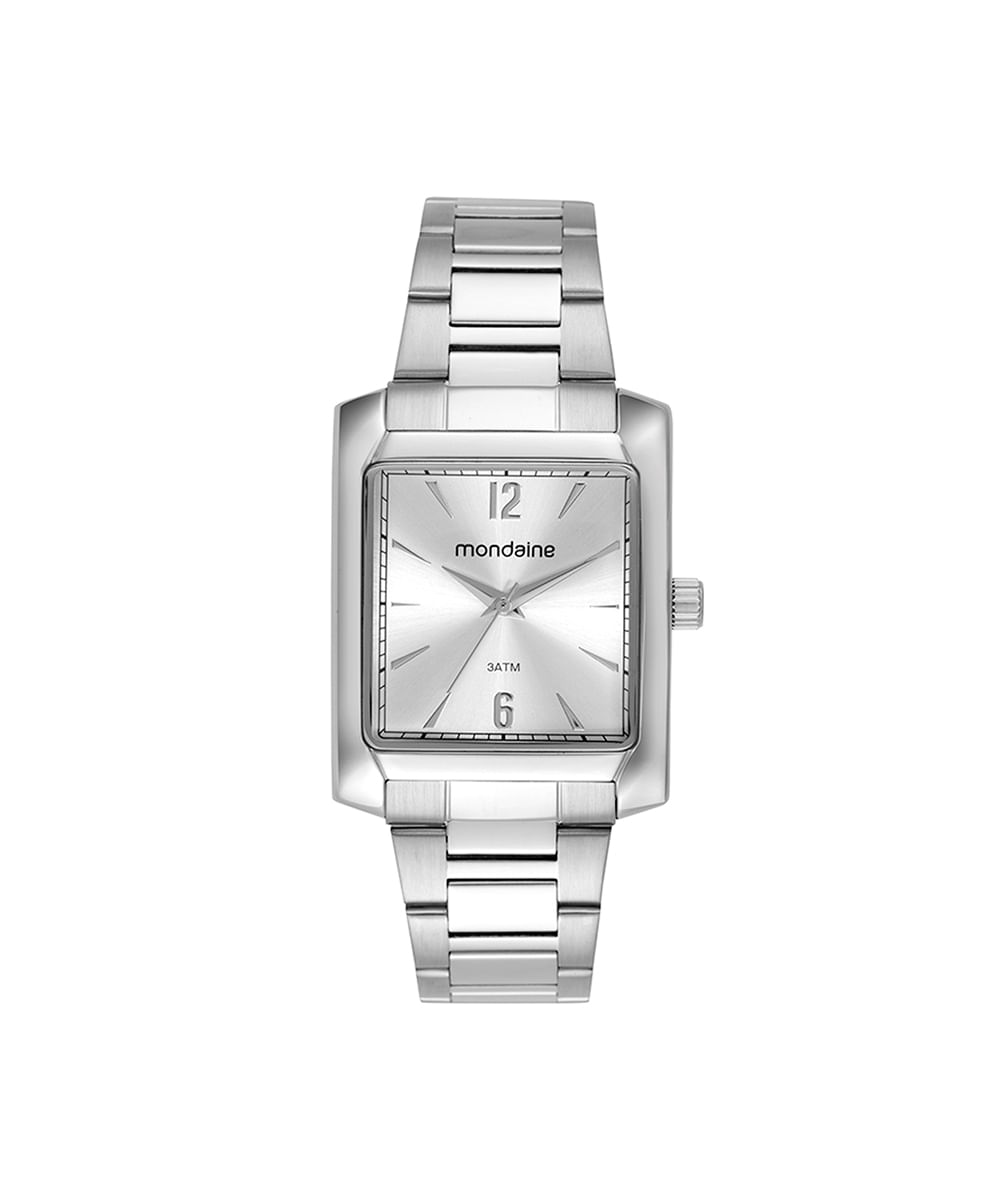 kit relógio feminino mondaine analógico 32417l0mvne3kc prateado