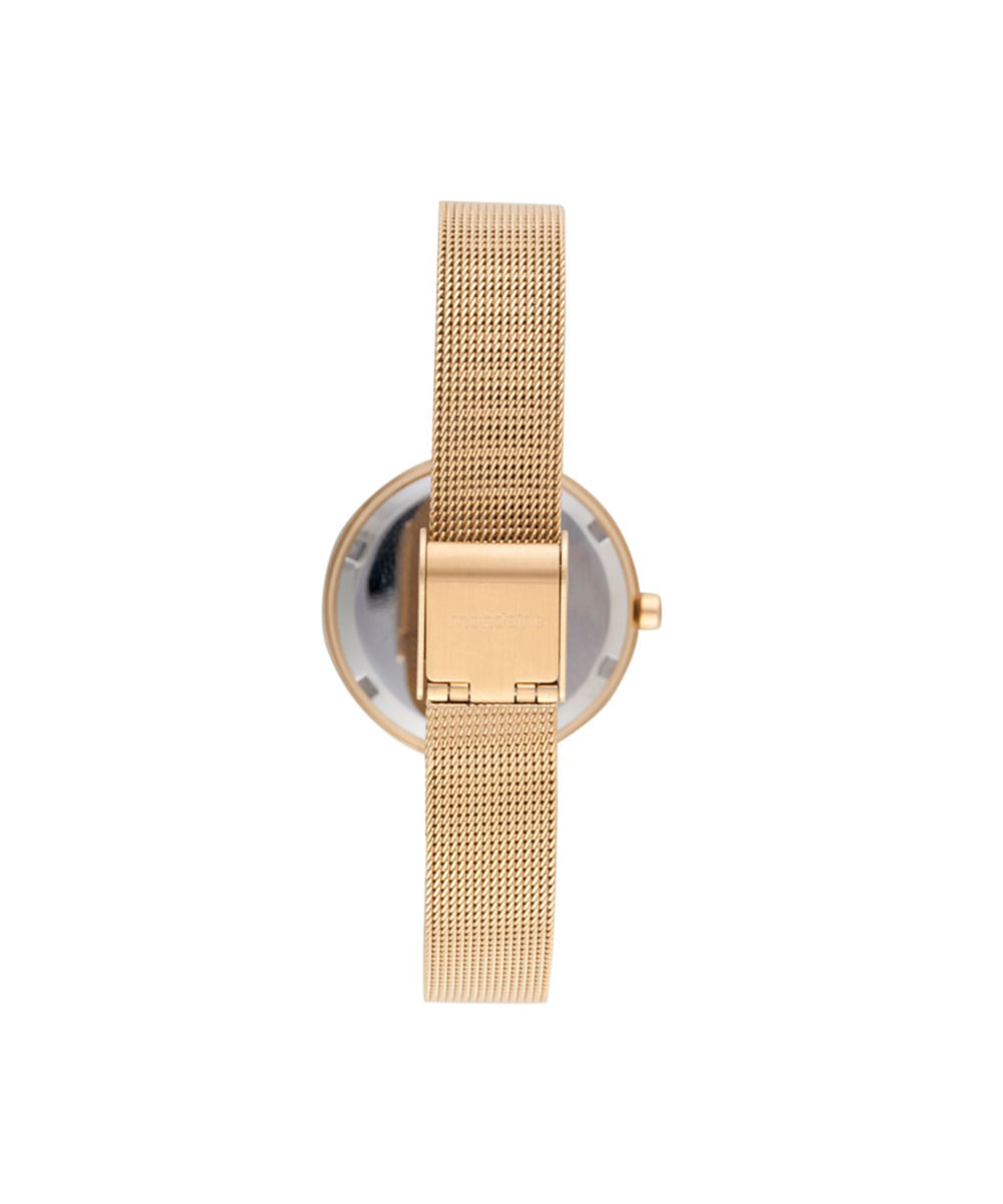 relógio feminino mondaine analógico 32911lpmvde1 dourado