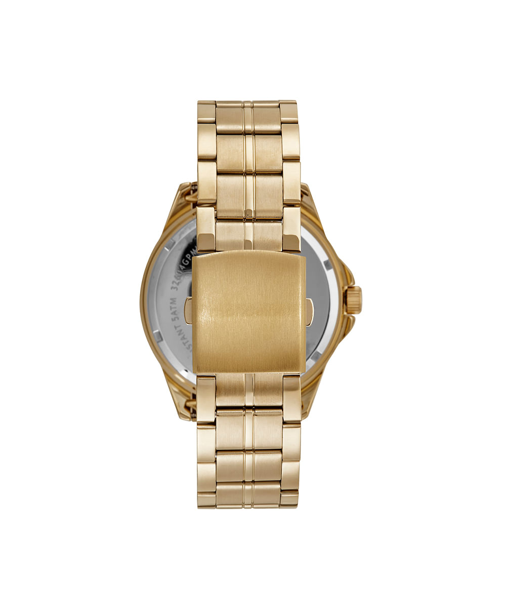 kit relógio masculino mondaine analógico  32604gpmvde1kc dourado