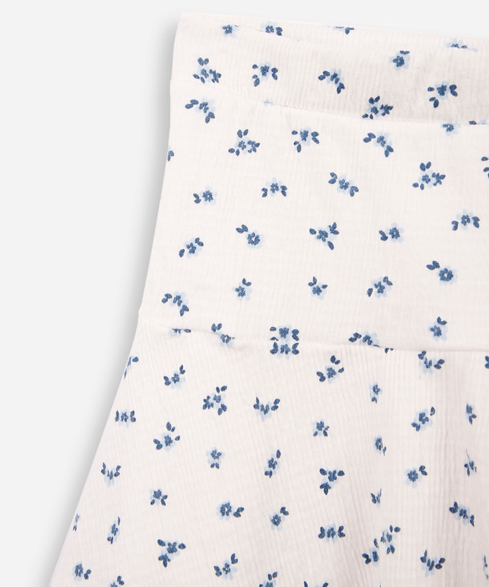 conjunto infantil curto estampado azul