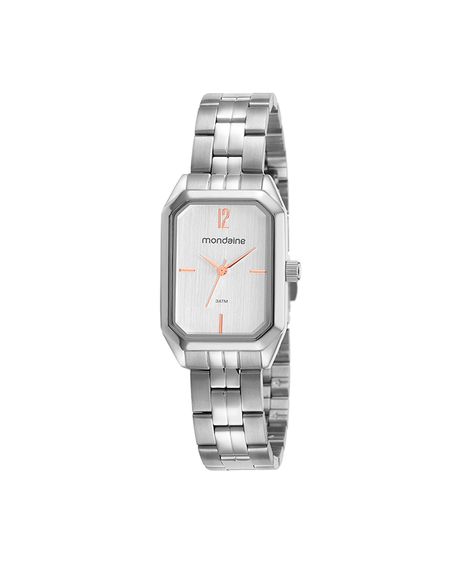 kit relógio feminino mondaine analógico 32359l0mvne3ka prateado
