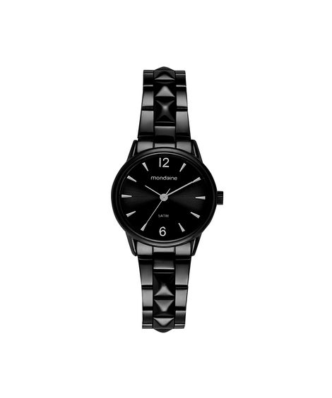 kit relógio feminino mondaine analógico 32865lpmvpe2kc preto